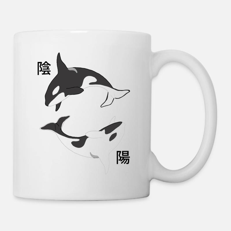 Yin Yang Orca - Mug - white