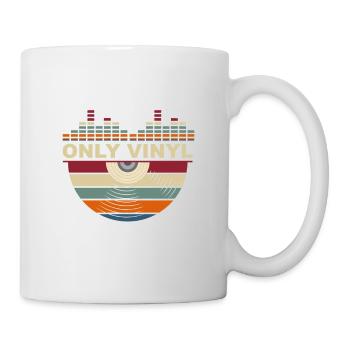 Retro Vinyl Record Gift I Record Collector - Mug - white - Right
