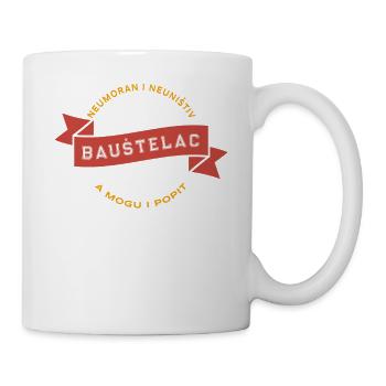 Baustelac Construction Worker T-Shirt I Balkan Collection - Mug - white - Right