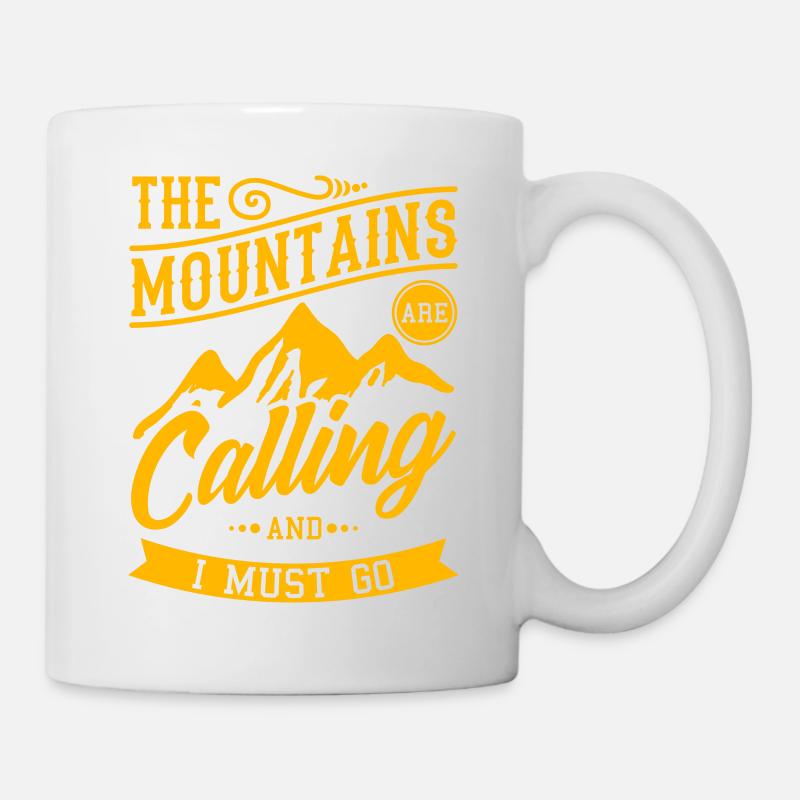 mountains - Mug - white