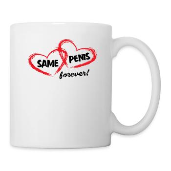 Same penis Forever forever the same penis - Mug - white - Right