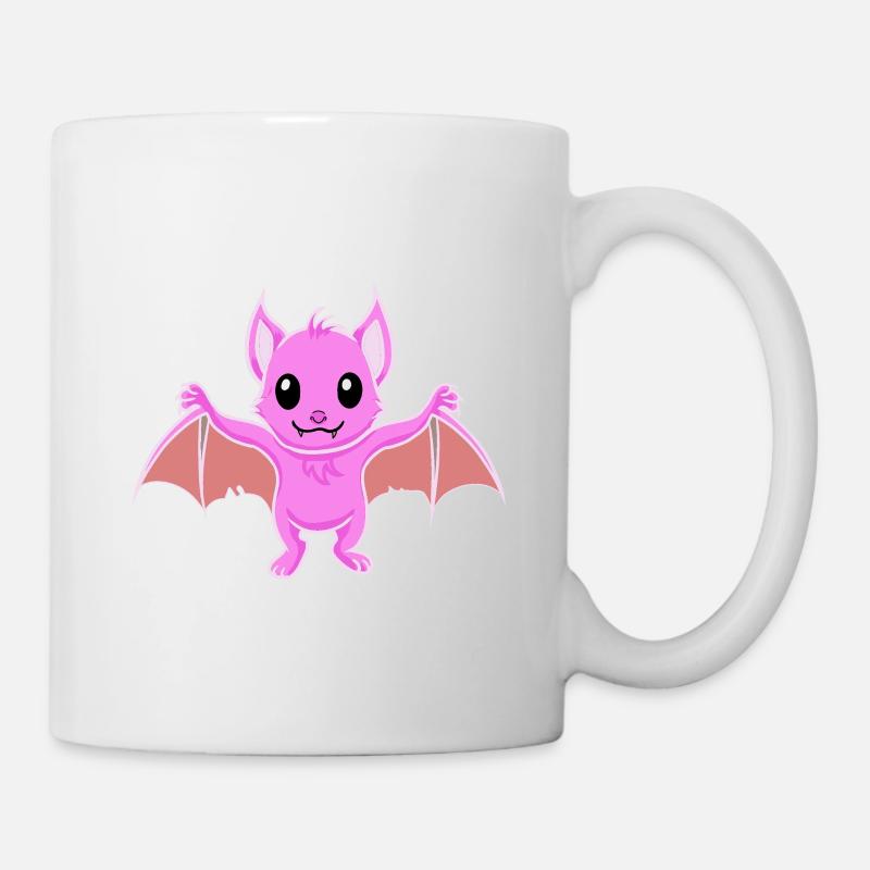 Fledermaus Fantasy Cartoon Kinder Gothic Kinder - Tasse - Weiß