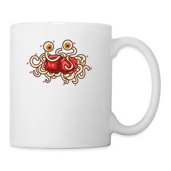 Spaghetti Monster Pastafarianism Pastafari - Mug - white - Right