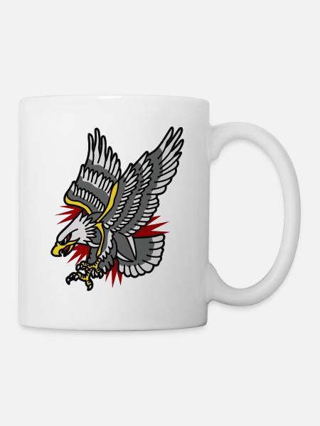 BALD EAGLE TATTOO - Tasse - Weiß