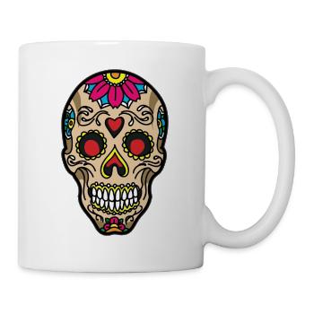 SUGAR SKULL TATTOO - Tasse - Weiß - Rechts