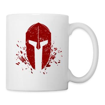 Fitness Spartan Helmet Men | Spartan Helmet - Mug - white - Right