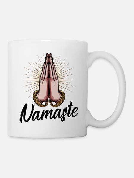 Yoga - Tasse - Weiß