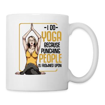 Yoga - Tasse - Weiß - Rechts