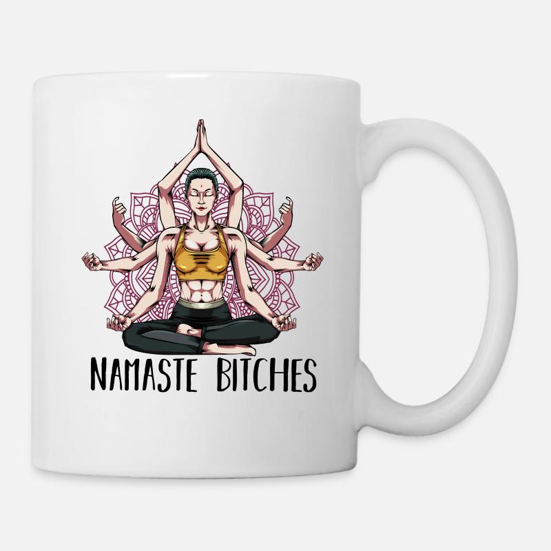 yoga - Mug blanc - blanc