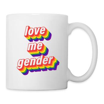 Gay Lesbian LGBT Homosexuality Gender - Mug - white - Right