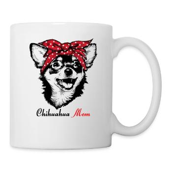 Chihuahua Mama - Tasse - Weiß - Rechts