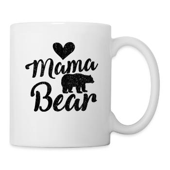 Mama Bear für Eltern Baby Partnerlook - Tasse - Weiß - Rechts