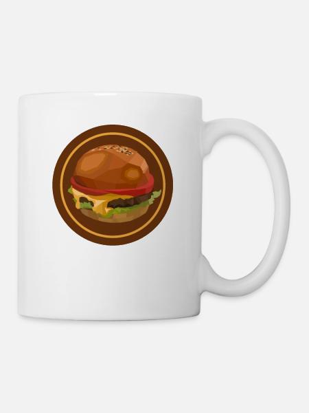 Burger - Mug blanc - blanc