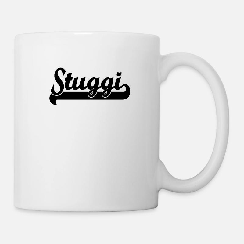 Stuttgart Stuggi 0711 Schwaben Württemberg Neckar - Tasse - Weiß