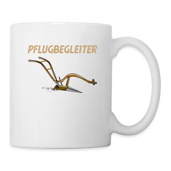 Compagnon de charrue - cadeau pour les agriculteurs - Mug blanc - blanc - Droite