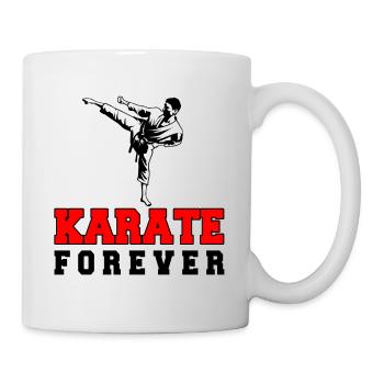 Karate Forever - Tasse - Weiß - Rechts