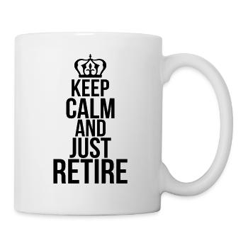 pension - Mug blanc - blanc - Droite