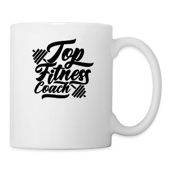 Fitnesstrainer - Tasse - Weiß - Rechts