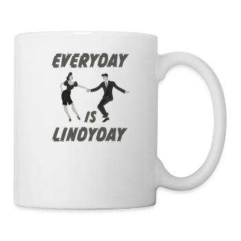Lindy Hop Dance Geschenk - Tasse - Weiß - Rechts