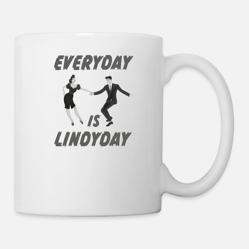Lindy Hop Dance Cadeau - Mug blanc - blanc