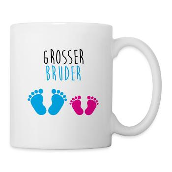 GrosserBruder2 01 - Tasse - Weiß - Rechts