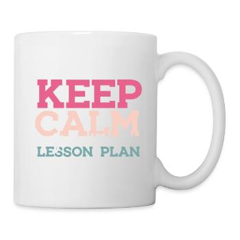 Entspann Dich Lehrer Unterricht Geschenk Spruch - Tasse - Weiß - Rechts