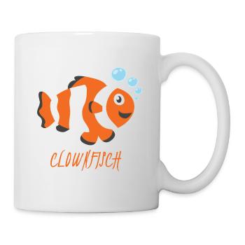 poisson clown - Mug blanc - blanc - Droite