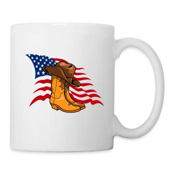 Line Dancing Geschenk I Country Line Dance - Tasse - Weiß - Rechts