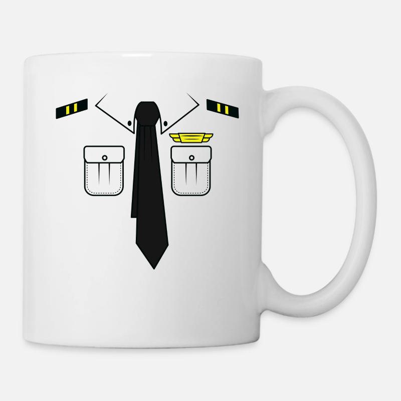 Costume de pilote Soirée à thème JGA Carnival Suit - Mug blanc - blanc