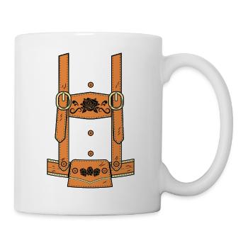 Bavaria Lederhosen Party Costume Suit - Mug - white - Right