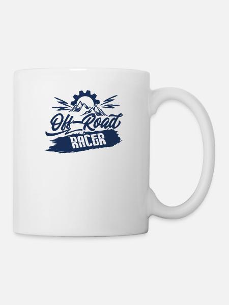 Off Road - Tasse - Weiß