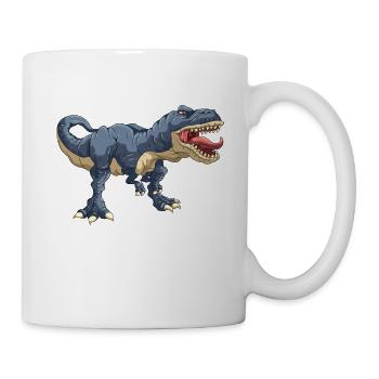 T Rex dinosaur - Mug - white - Right
