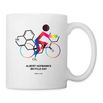 Journée du vélo d'Albert Hofmann - Mug blanc - blanc - Droite