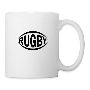 Rugby - Mug blanc - blanc - Droite