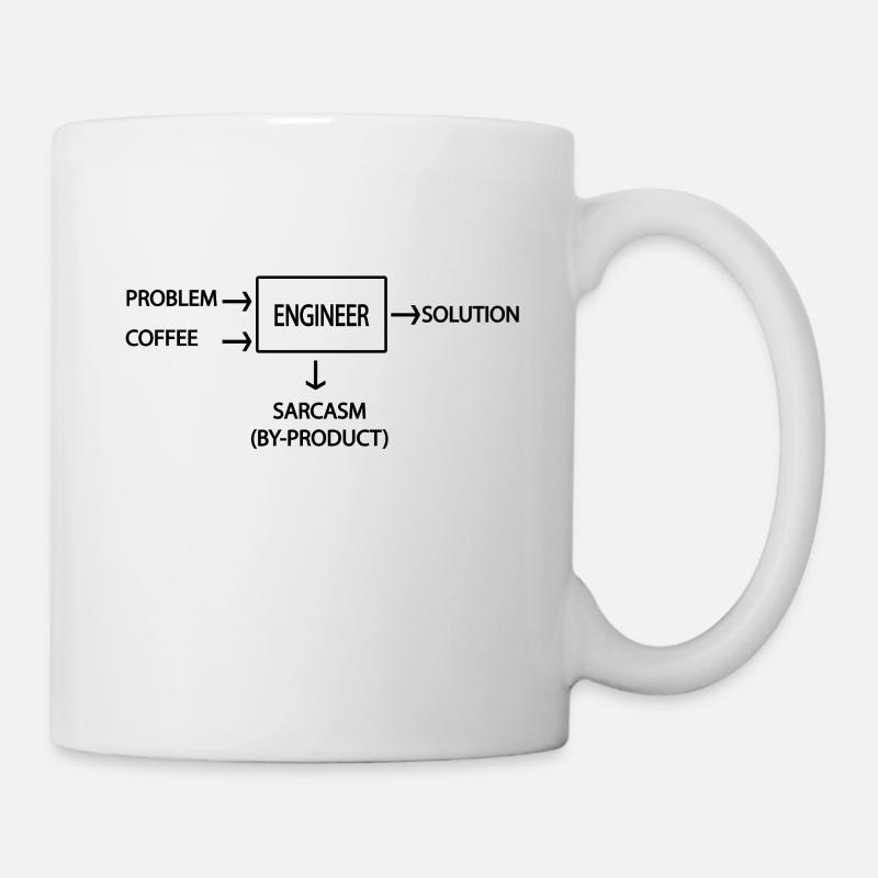 Ingénieur - Mug blanc - blanc