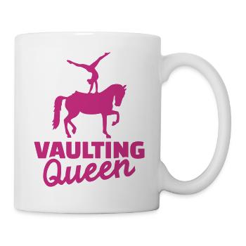 Voltigieren - Tasse - Weiß - Rechts