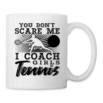 Tennis Coach Gift - Tasse - Weiß - Rechts
