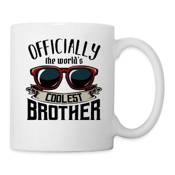 Bruder - Tasse - Weiß - Rechts