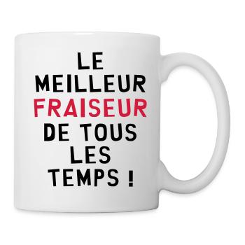 Ouvrier / Usine / Tourneur / Fraiseur / Industrie - Mug blanc - blanc - Droite
