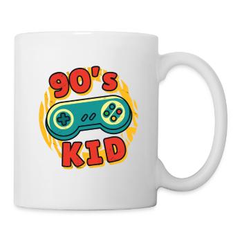 Retro 90er Gaming - Tasse - Weiß - Rechts