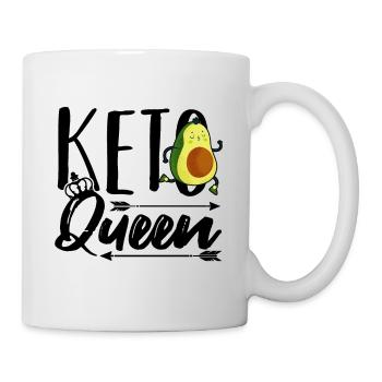 Keto Queen Low Carb Lifestyle Diet Dietian Women - Mug - white - Right