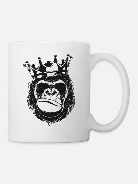 MONKEY KING - Tasse - Weiß
