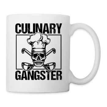 Chef Skull Cuisine Cadeau de cuisine - Mug blanc - blanc - Droite