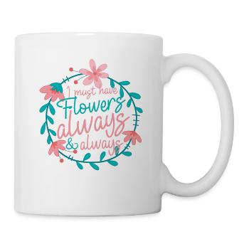 Fleuriste fleuriste fleuriste floristique proverbe - Mug blanc - blanc - Droite