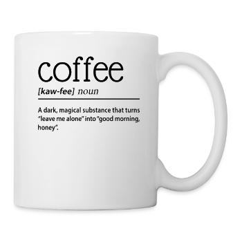 Coffee A Dark Magical Substance - Mug - white - Right