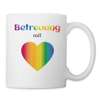 Caregiver, Gift, Empathy, Care, Heart - Mug - white - Right