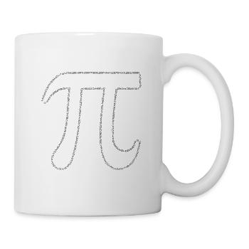 PI Symbol 3.14 Characters Circle Number Math Gift Pi - Mug - white - Right