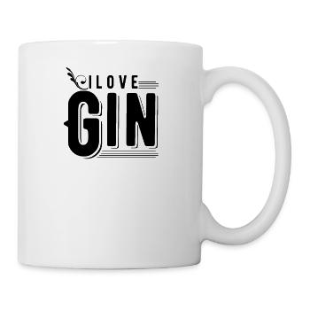 Gin Amant - Mug blanc - blanc - Droite