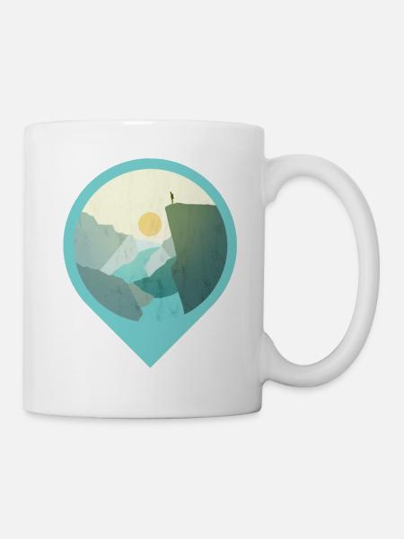 Norvège Preikestolen Souvenir - Mug blanc - blanc