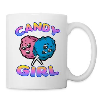CANDY GIRL cotton candy - Mug - white - Right
